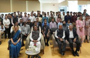 मुख्यमंत्री विष्णुदेव साय ने गुजरात के NAMTECH कॉलेज का किया दौरा