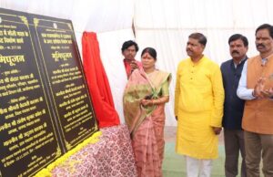 मंत्री केदार कश्यप ने रखी 11 करोड़ 82 लाख रुपए की विकास परियोजनाओं की आधारशिला