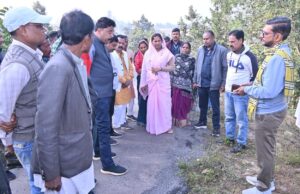 गुणवत्ता पर नाराजगी, पुनः निर्माण और कार्य शीघ्र पूर्ण करने के निर्देश