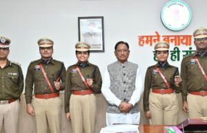 मुख्यमंत्री विष्णुदेव साय से प्रशिक्षु आईपीएस अधिकारियों ने की सौजन्य भेंट