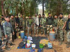 थाना छोटेबेठिया क्षेत्र में 04 नग आईईडी बरामद, 04 नक्सल स्मारक ध्वस्त।