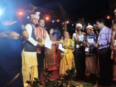 आदि परब 2026 में बीजापुर के भानुप्रताप और साधना चिड़ियम ने परधान संस्कृति प्रस्तुत कर गोल्डन बुक रिकॉर्ड में नाम दर्ज कराया