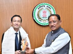 मुख्यमंत्री विष्णु देव साय से जापान दूतावास के राजनीतिक मामलों के मंत्री श्री आबे नोरिआकि ने की सौजन्य मुलाकात