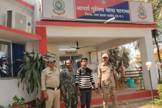 अवैध शराब बिक्री पर थाना चारामा पुलिस की कार्यवाही