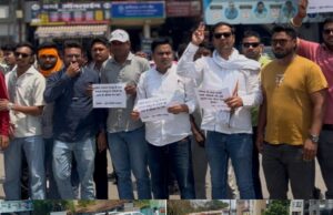 रायगढ़ में युवा कांग्रेस का जोरदार घेराव और तालाबंदी,औद्योगिक श्रमिकों की सुरक्षा को लेकर युवा उतरे सड़क पर