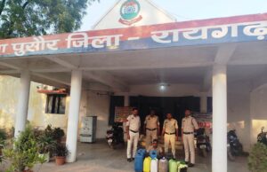 “ऑपरेशन आघात” के तहत नशे के रूप में ताड़ी विक्रय पर रायगढ़ में पहली बड़ी कार्रवाई, 265 लीटर अवैध ताड़ी जब्त