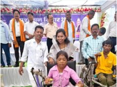सुशासन तिहार बना संबल : ट्राइसाइकिल मिलने से सुश्री खोमीन कल्लो के जीवन में लौटी आत्मनिर्भरता की