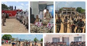 कानून व्यवस्था ,भीड़ नियंत्रण, आपात प्रतिक्रिया एवं सुरक्षा व्यवस्था का कराया गया पूर्वाभ्यास।