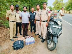 पुलिस अधीक्षक रत्ना सिंह के निर्देश पर कार्रवाई, घेराबंदी कर अवैध शराब तस्कर गिरफ्तार