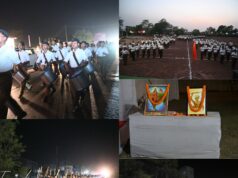 रायगढ़ में गूंजा अनुशासन का स्वर : संघ शिक्षा वर्ग के स्वयंसेवकों का भव्य पथ संचलन