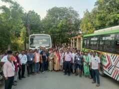 श्री रामलला दर्शन योजना: रायगढ़ से 112 श्रद्धालुओं का 16वां जत्था अयोध्या धाम रवाना