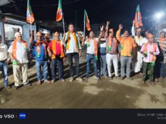 पश्चिम बंगाल, असम और पांडिचेरी में भाजपा की जीत पर खोगापानी में भव्य विजय उत्सव