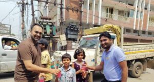 जेसीआई रायगढ़ सिटी द्वारा भीषण गर्मी में राहगीरों के लिए शीतल शरबत वितरण का आयोजन