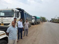 रायपुर : अवैध रेत परिवहन पर प्रशासन की बड़ी कार्रवाई, रेत भरे 10 हाइवा जब्त जब्त