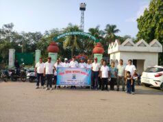 भूतपूर्व सैनिकों ने मनाया विश्व योग दिवस, योगाभ्यास कर दिया स्वास्थ्य का संदेश