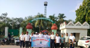 भूतपूर्व सैनिकों ने मनाया विश्व योग दिवस, योगाभ्यास कर दिया स्वास्थ्य का संदेश