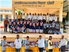 शासकीय उच्चतर माध्यमिक विद्यालय धोबनी में शाला प्रवेश उत्सव धूमधाम से संपन्न