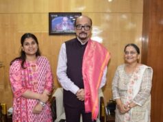 रायपुर : राज्यपाल श्री डेका से सुप्रीम कोर्ट में छत्तीसगढ़ की स्टैंडिंग काउंसिल सुश्री जैन ने की सौजन्य भेंट
