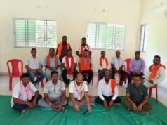 महापल्ली शक्ति केंद्र में प्रधानमंत्री के मन की बात कार्यक्रम का सामूहिक श्रवण किया गया