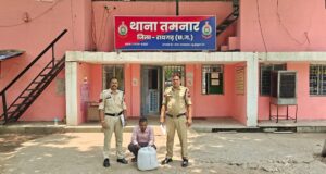 ऑपरेशन आघात के तहत पुलिस की अवैध शराब पर कार्रवाई, 20 लीटर महुआ शराब के साथ तस्कर गिरफ्तार