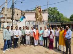 वीर शिरोमणि महाराणा प्रताप जी की जयंती के पर प्रतिमा पर माल्यार्पण एवं प्रसाद वितरण कर श्रद्धा, सम्मान और सादगी के साथ जयंती मनाई गई