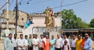 वीर शिरोमणि महाराणा प्रताप जी की जयंती के पर प्रतिमा पर माल्यार्पण एवं प्रसाद वितरण कर श्रद्धा, सम्मान और सादगी के साथ जयंती मनाई गई