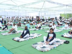 योग से शारीरिक व मानसिक विकास होता है, इसे जीवन में अपनाएं – मंत्री लखनलाल देवांगन