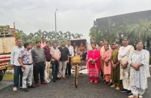 तहसील मस्तूरी में पटवारी रामकिशोर भोई का गरिमामय सेवानिवृत्ति समारोह संपन्न