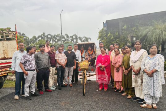 तहसील मस्तूरी में पटवारी रामकिशोर भोई का गरिमामय सेवानिवृत्ति समारोह संपन्न