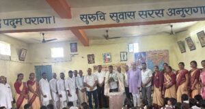 सरस्वती शिशु मंदिर में शाला प्रवेश उत्सव: हरि लीला ट्रस्ट ने बढ़ाया उत्साह, संगीत गतिविधियों के लिए भेंट किए वाद्य यंत्र, नवप्रवेशी विद्यार्थियों को दिए उपहार