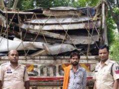 “ऑपरेशन प्रहार” में दोहरी कार्रवाई, 6.5 टन संदिग्ध कबाड़ और दो मालवाहक वाहन जब्त