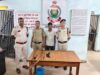 तीर-धनुष, लोहे का कत्ता के साथ लोगों को धमका रहा आरोपी गिरफ्तार, आर्म्स एक्ट में कार्रवाई