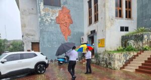 लगातार बारिश के बीच कलेक्टर ने शहर के बाढ़ एवं जल भराव संभावित क्षेत्रों का किया निरीक्षण