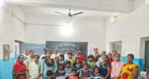 शाला प्रवेश उत्सव एवं न्योता भोजन का आयोजन हर्षोल्लास के साथ संपन्न