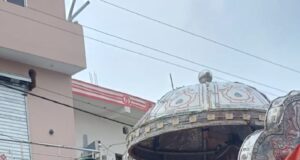 हिर्री निवासी मिलिट्री जवान लोकनाथ पटेल के सेवानिवृत्त होने पर ग्रामीणों ने किया ढोल डीजे पुष्पाहार से भव्य स्वागत