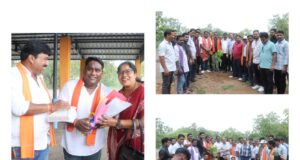 जनपद सदस्य एवं किसान मोर्चा जिला महामंत्री राजू बेहरा ने वृक्षारोपण कर मनाया जन्मदिन