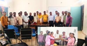 सेवानिवृत्ति पर कृष्ण कुमार तामडी को उसूर में राजस्व विभागीय साथियों ने दी भावभीनी विदाई