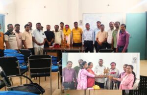 सेवानिवृत्ति पर कृष्ण कुमार तामडी को उसूर में राजस्व विभागीय साथियों ने दी भावभीनी विदाई