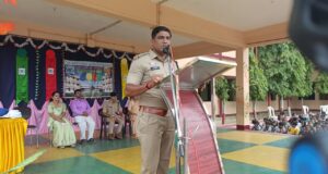 छात्र नेतृत्व के मंच से थाना प्रभारी ने दिया कानून, अनुशासन और साइबर सुरक्षा का संदेश
