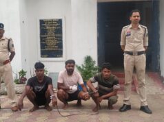बड़पारा शराब भट्ठी के पास गुंडागर्दी करने वाले तीन बदमाश गिरफ्तार, गैर जमानतीय धाराओं में भेजे गए जेल