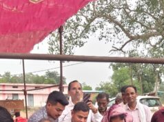 जिला पंचायत अध्यक्ष राजेश सूर्यवंशी ने 20 लाख की लागत वाली प्रार्थना सभा सेड का