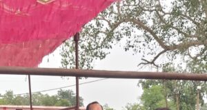 जिला पंचायत अध्यक्ष राजेश सूर्यवंशी ने 20 लाख की लागत वाली प्रार्थना सभा सेड का