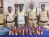 उजियारा अभियान के तहत कोतवाली पुलिस की कार्यवाही, अवैध अंग्रेजी शराब बेचने वाला आरोपी गिरफ्तार