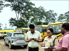 स्कूल बसों की जांच में 18 में मिली खामियां, 30,500 रुपये जुर्माना वसूला