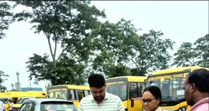 स्कूल बसों की जांच में 18 में मिली खामियां, 30,500 रुपये जुर्माना वसूला