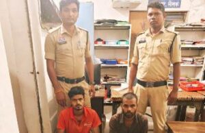 चिखली-रैबार के बीच हादसे में मृत युवक की क्षतिग्रस्त बाइक चोरी, पुसौर पुलिस ने दो आरोपियों को किया गिरफ्तार