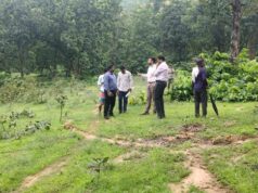 शत-प्रतिशत एवं त्रुटिरहित ई-गिरदावरी के लिए कलेक्टर ने किया खरसिया के गांवों का मैदानी निरीक्षण
