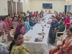 महाराजा श्री अग्रसेन जयंती को लेकर महिलाओं की द्वितीय बैठक आयोजित