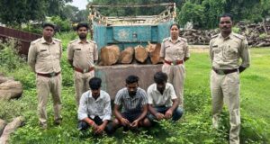 रामानुजनगर वन परिक्षेत्र में अवैध काष्ठ परिवहन पर बड़ी कार्रवाई