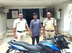 मोटरसाइकिल चोरी के मामले में कांकेर पुलिस की त्वरित कार्रवाई ।